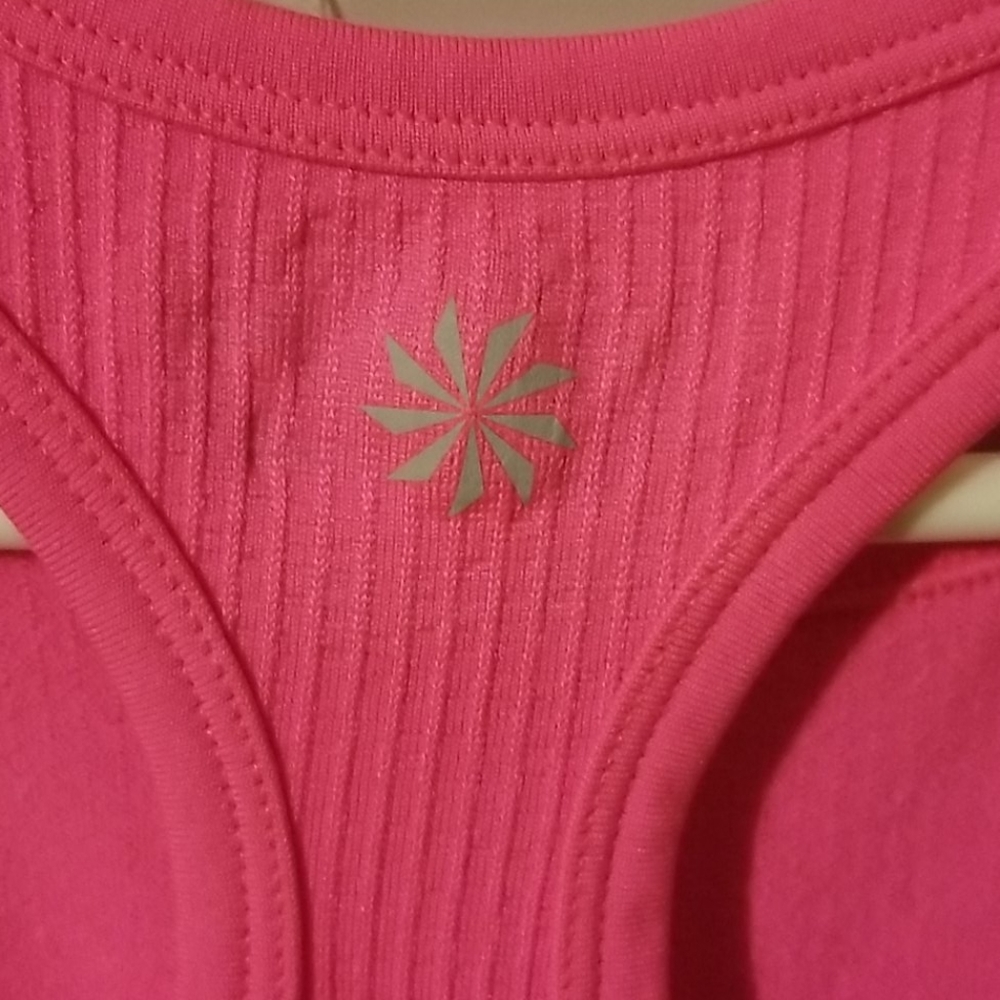 Athleta Pink Tank Top Activewear Exercise - Picture 4 of 4
